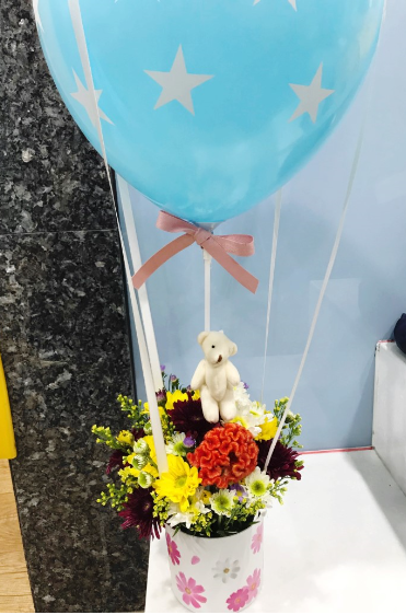 풍선 열기구 꽃바구니 만들기 유치원 부모참여수업 · 사진 1