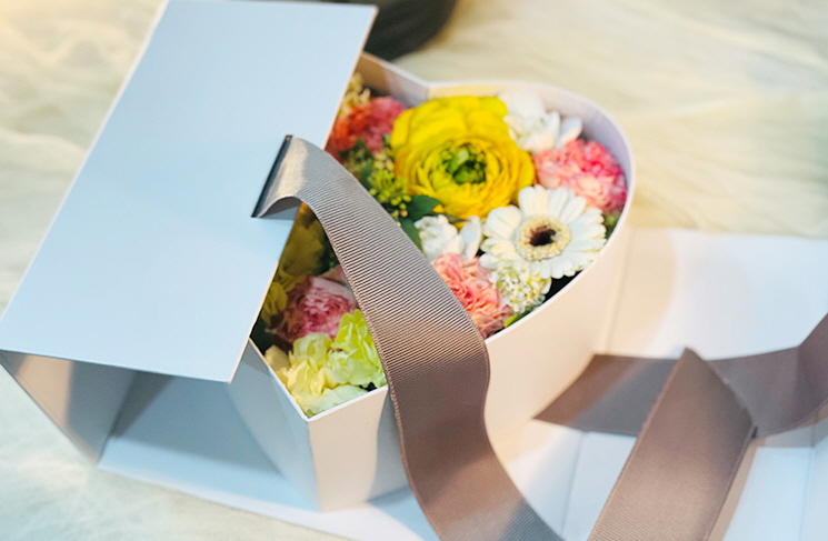 사각하트상자 꽃꽂이♥ · 사진 1